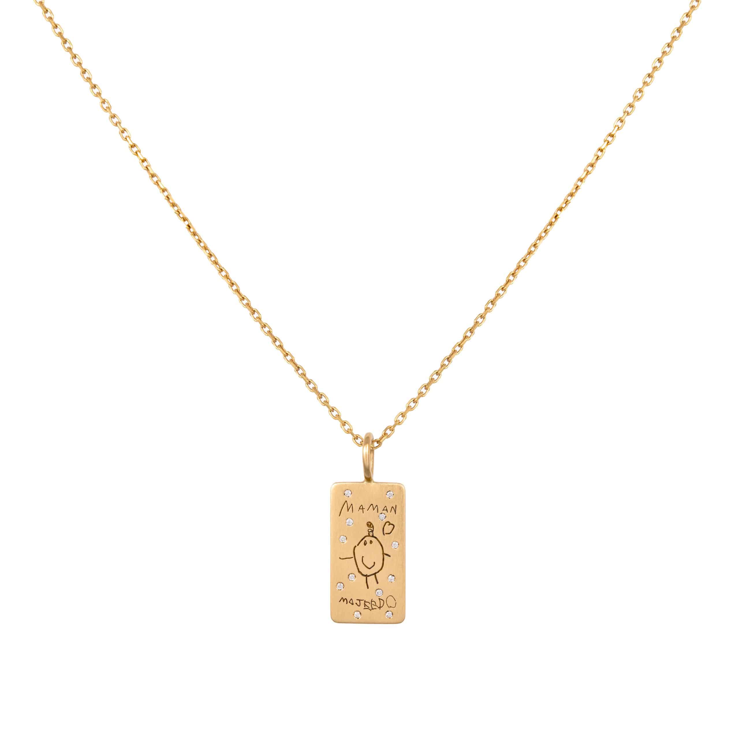 Maman Pendant (with chain)