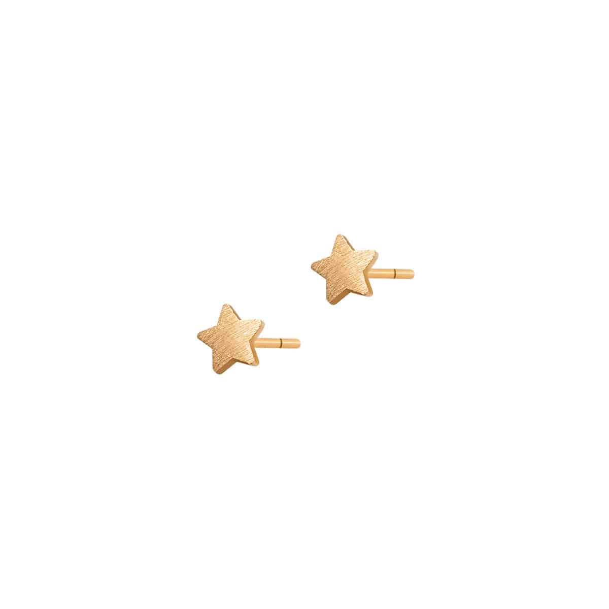 Scratchy-Golden-Star-Earrings-For-Kids