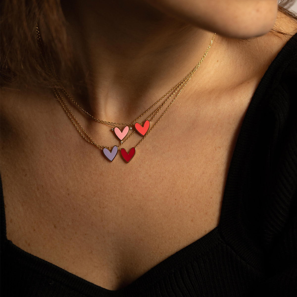 Petite Radiant Heart Necklace